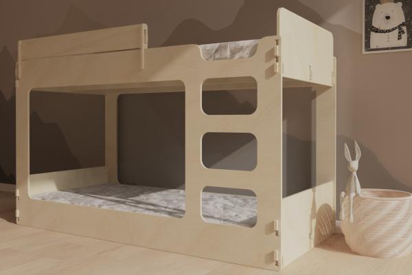 plywood bunk bed